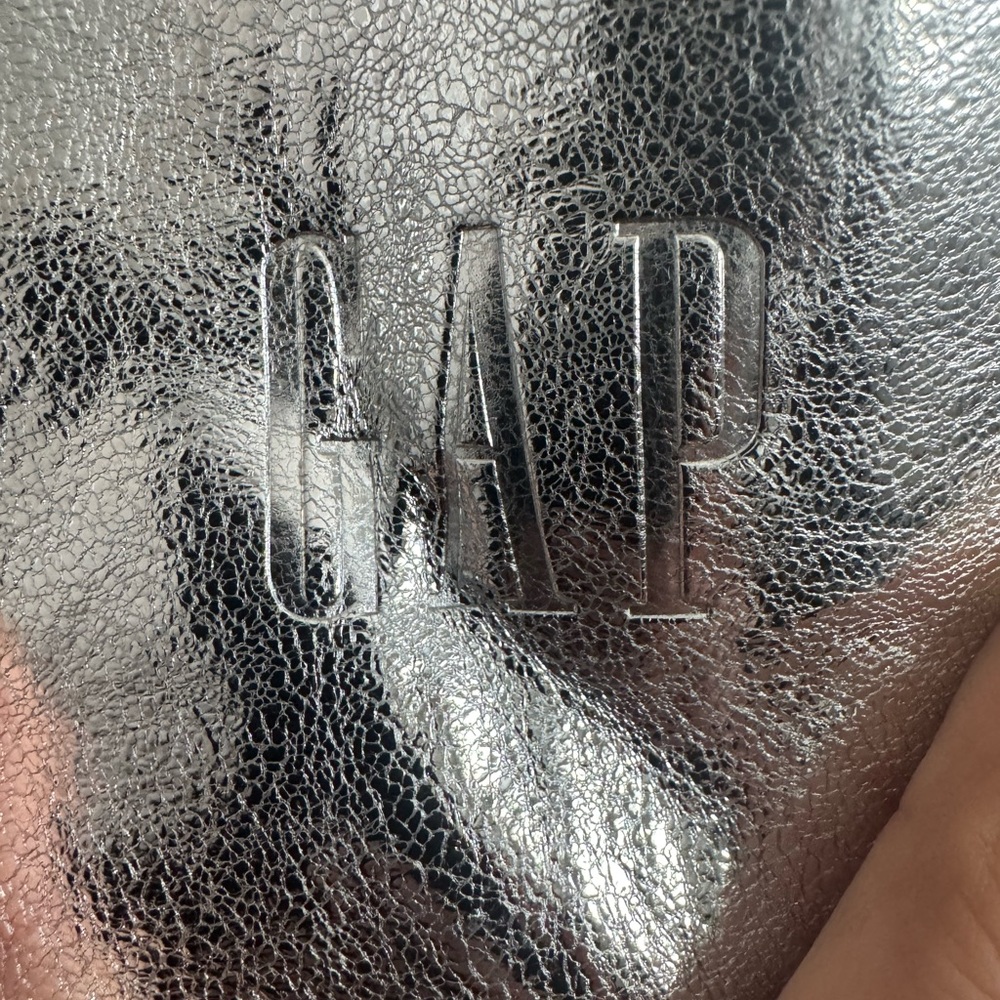 GAP silver tote